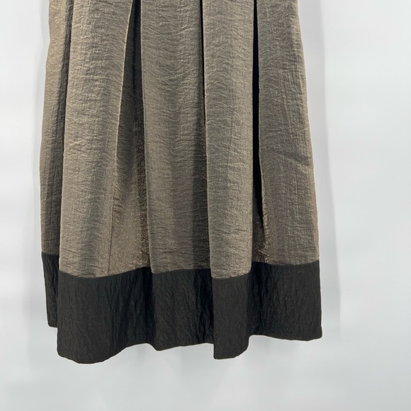 Laundry Shelli Segal grey silver dress size 8 - Picture 3 of 9